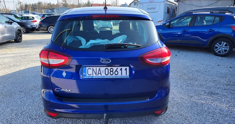 Ford C-MAX cena 52900 przebieg: 148000, rok produkcji 2017 z Łaszczów małe 596